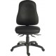 Ergo Comfort Black Leather Wipe Clean Operator Chair